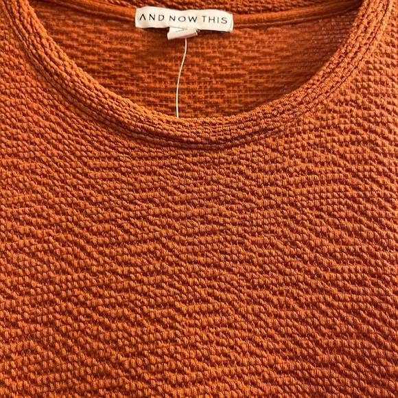 And Now This brand from Macy’s, cut-out, bodycon dress. 1X, rust color - Picture 5 of 13